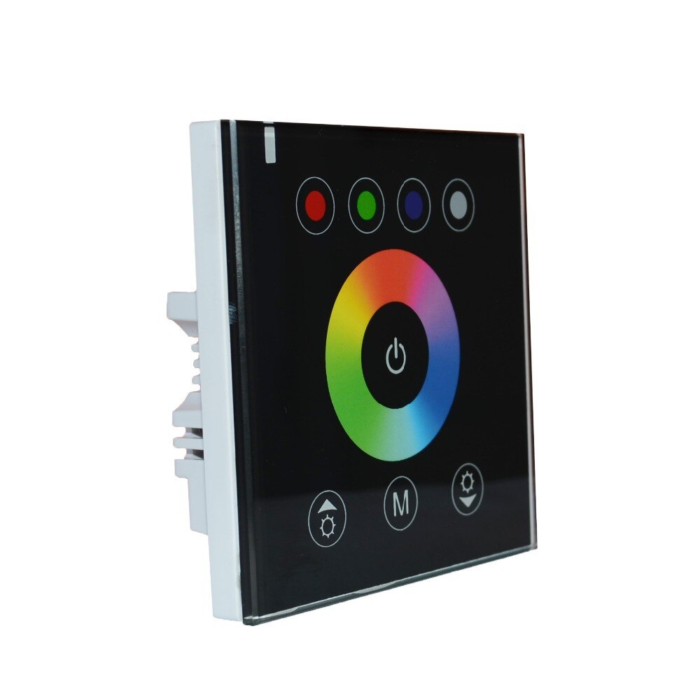 Gør-det-selv hjemmebelysning rgbw led touch switch panel controller led dimmer 12v til led neon flex strip lys