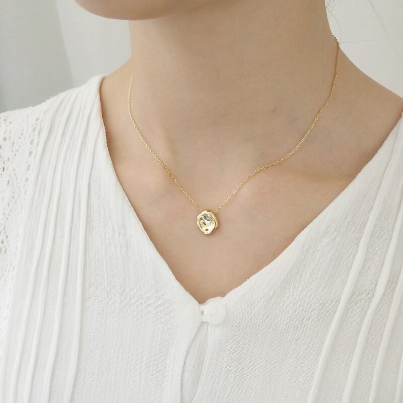 Beroemde Kettingen Gouden Beste Vriend Sieraden Moederdag Echte Pure 925 Sterling Zilveren Ketting