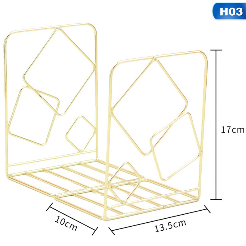 Nordique ins Style multifonctionnel Portable bibliothèque de lecture en métal support de livre pliable Document support de livre accessoires de bureau: 3