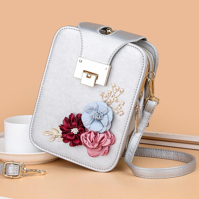 Frauen Acryl Blume Kupplungen Schulter taschen 3 schichten Geldbörse Taschen Dating Hochzeit Prom Bankett Ideal umhängetaschen