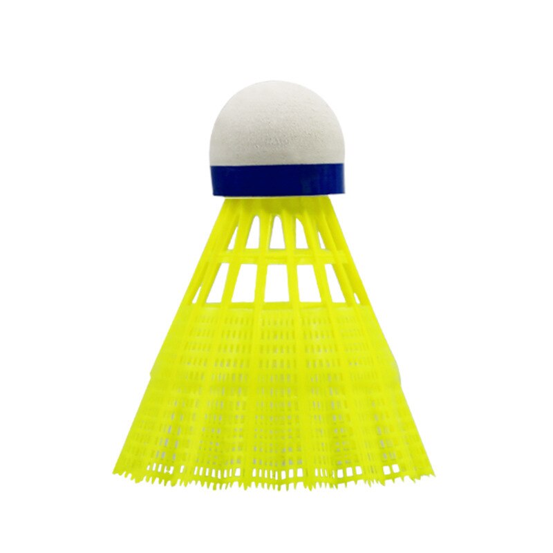 12 stk / tønde superstærk nylonplastik badminton slidbestandig fitness træning hvid gul lyserød fjerbold valgfri: 12 stk gule kugler