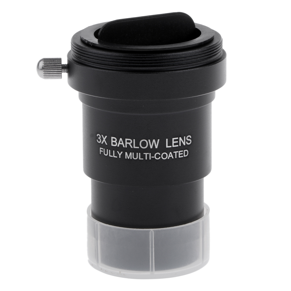 Teleskop okular barlow lins 3x förstoring 1.25 tum universal t-ring adapter för canon steiner yukon