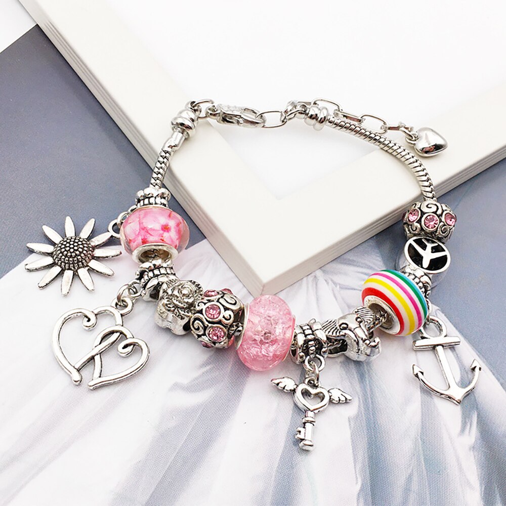 Girls Jewellery Making Kit DIY Handmade Rainbow Cartoon Bracelet For Children Jewellery Making Kit Charming