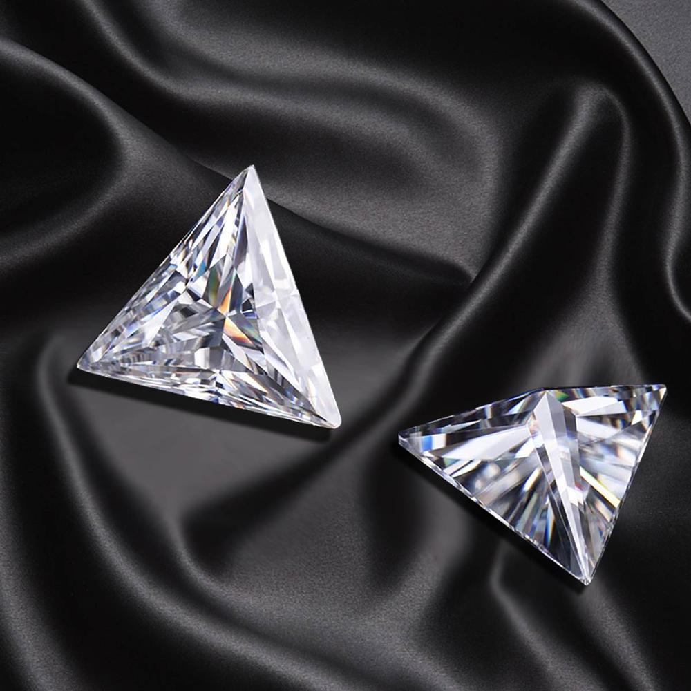 Szjinao Real 100% Losse Dimaond Moissanite Steen 1ct D Kleur VVS1 6.5Mm Edelsteen Trilliant Cut Voor Sieraden Met Gra certificaat