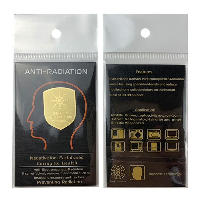 10pcs Anti Radiation Protector Shield EMF Protection Mobile Cell Phone Stickers M3GD