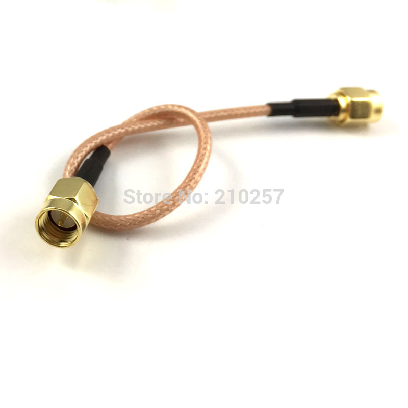 1 stks RF Sma Antenne WiFi Pigtail Kabel SMA Connector Male naar Mannelijke RG316 15 cm