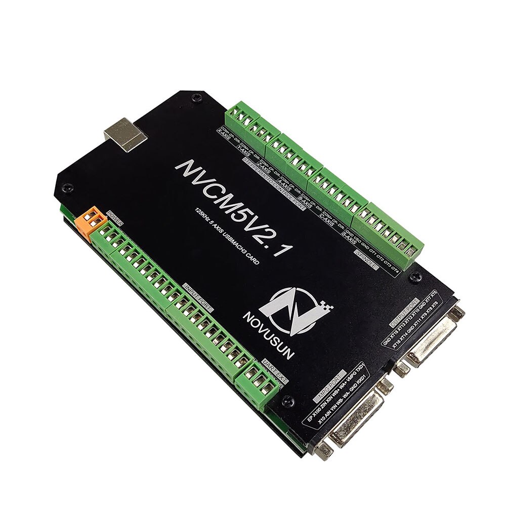 NVCM Mach3 USB interface cnc motion controller nvcm 3 axis 4 axis 5 axis 6 axis cnc motion control card metal case does not heat
