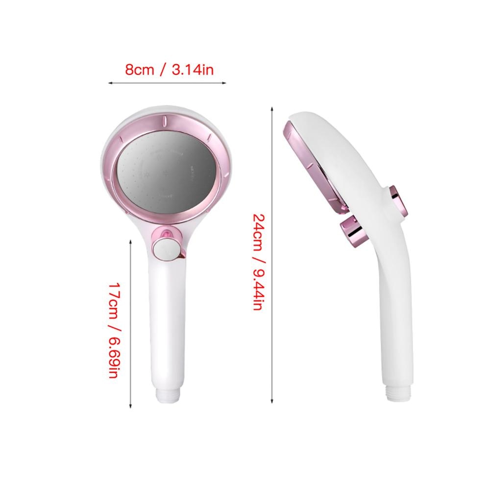 Handheld Shower Head High Pressure with ON/OFF Pause Switch Water Saving Japanese Single Shower Head