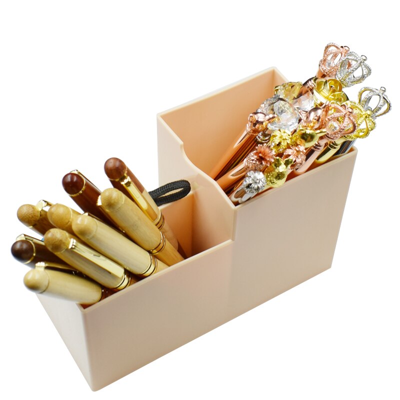 Kantoor school bureau pennenhouder opbergdoos met hoge capaciteit pennenkoker bureau schrijfwaren organizer schrijfwaren 15*10*7.5 cm