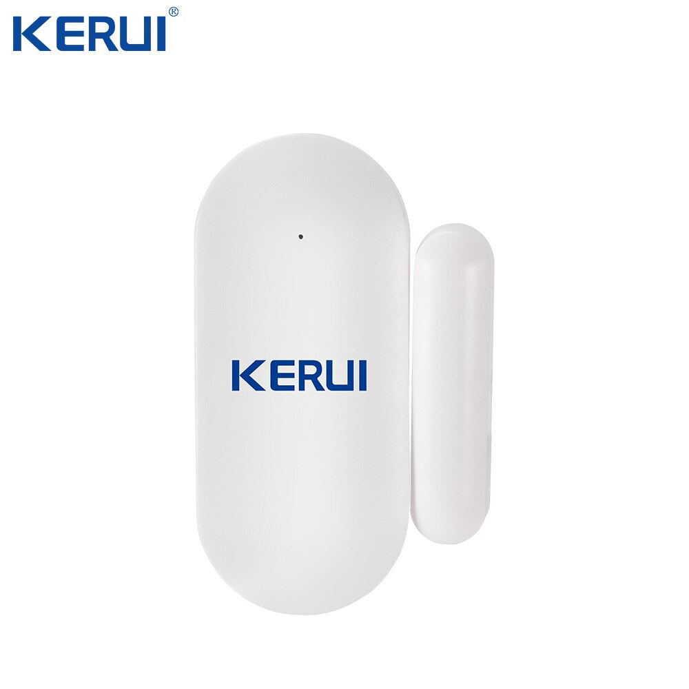 KERUI-Mini Sensor de puerta pequeño inalámbrico, Detector de Sensor de ventana de puerta de seguridad para el hogar, antimanipulación para sistema de alarma GSM WIFI: Verde