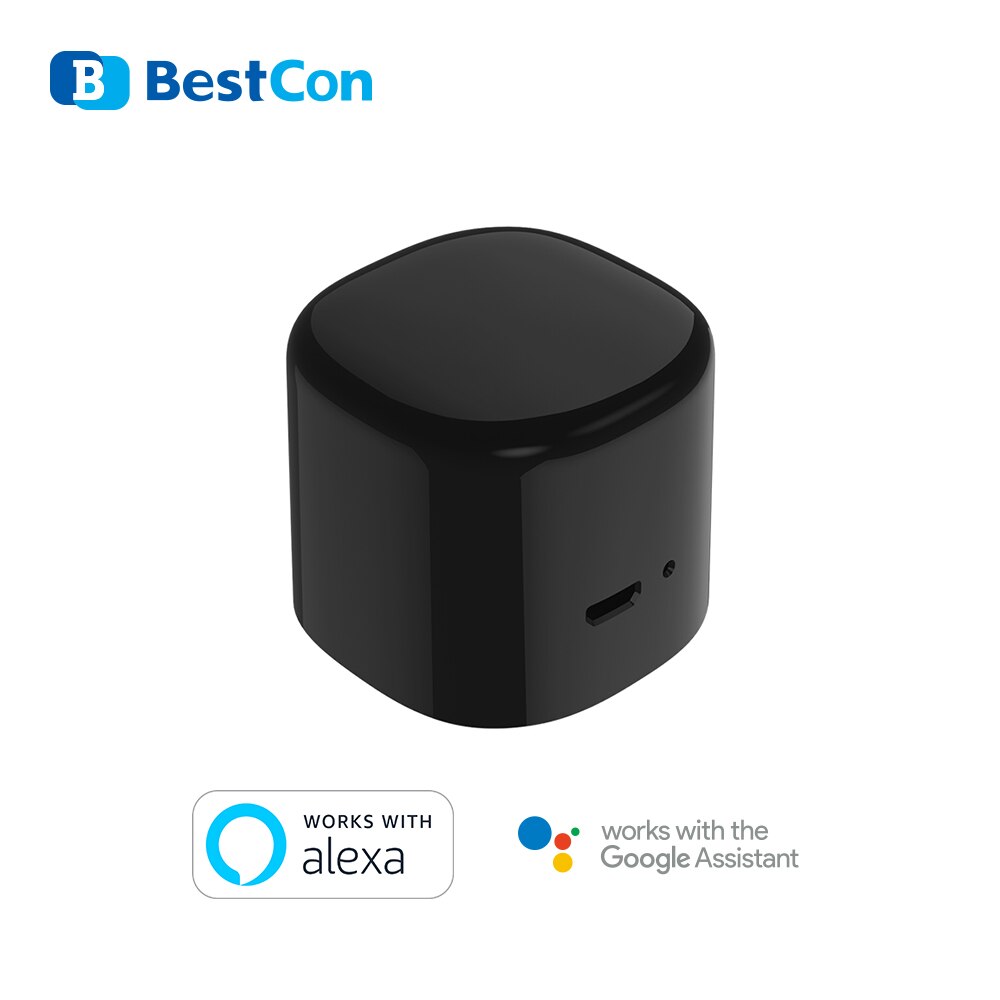 BestCon RM4C Mini Wifi IR Smart Home Universal Wireless Remote Controller Via Broadlink APP Works with Alexa Google Home