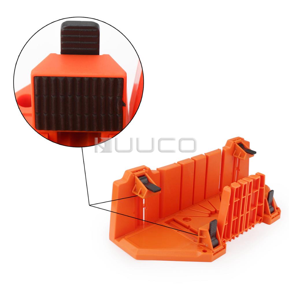 DIY Tools/Angle clamp/Angle Fixed/Adjustable Carpenter's Wood Angle Cutting Miter Box and Back Saw for Wood Angle Cutting etc