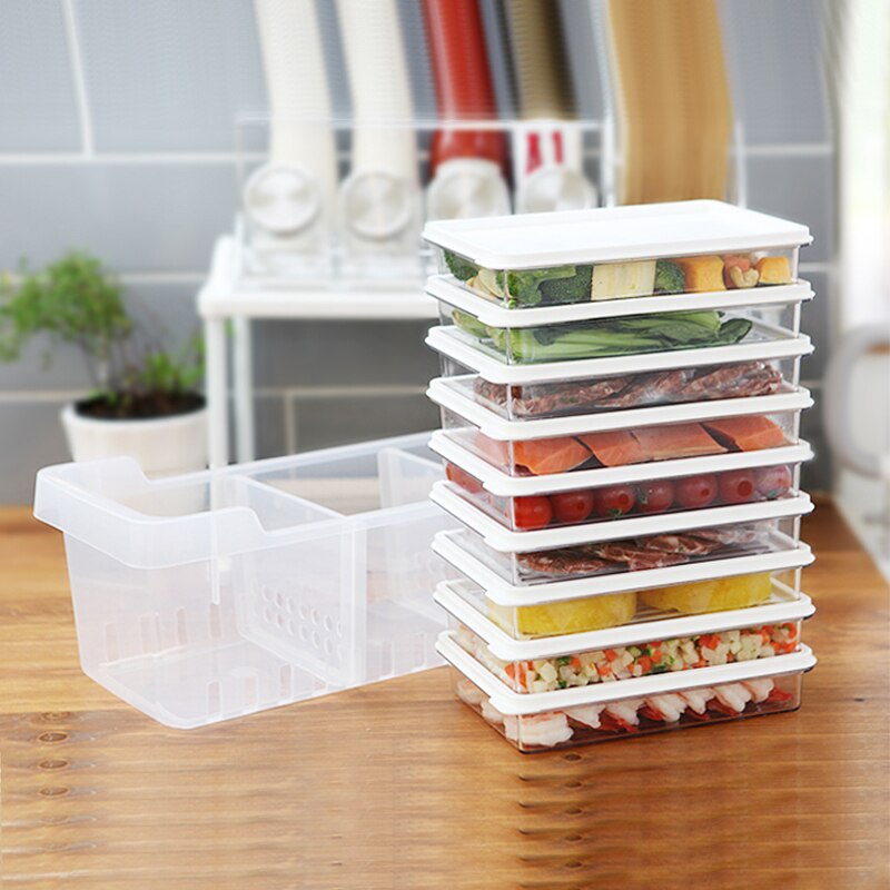 Food Organizer Home Plastic Food Storage Box Grain Container Kitchen Organizer Kitchen Organizer Food Snack Vegetables Organizer