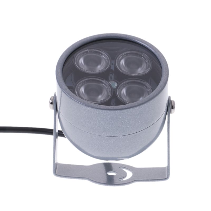 4 led infrarød nat ir vision lys illuminator lampe til ip cctv ccd kamera
