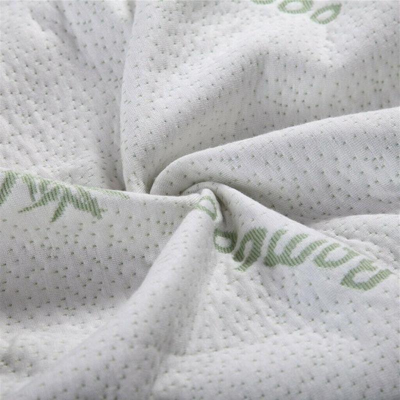 Children Bamboo Fiber Memorry Pillow Relieve Neck Pain Cervical Pillow Health Care Contour Slow Rebound Memory Foam Support