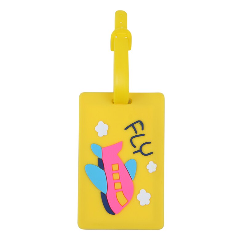Kawaii valise étiquette à bagage dessin animé ID porte-adresse étiquette à bagages silice Ge Identifier accessoires de voyage étiquettes à bagages de voyage: 3