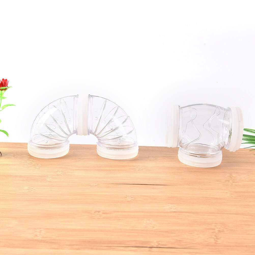 1pcs Transparent Acrylic Cage Multi-style Hamster Tunnel Fittings Hamster Accessories Cheap Small Pet Toys