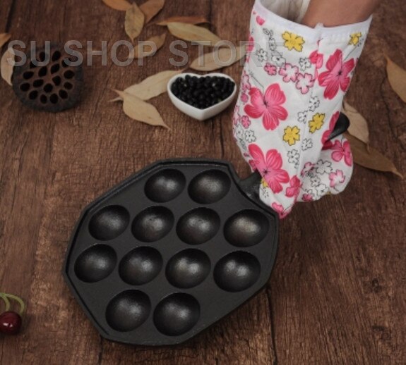 Octopus pellet machine, baking pan, household non – Grandado