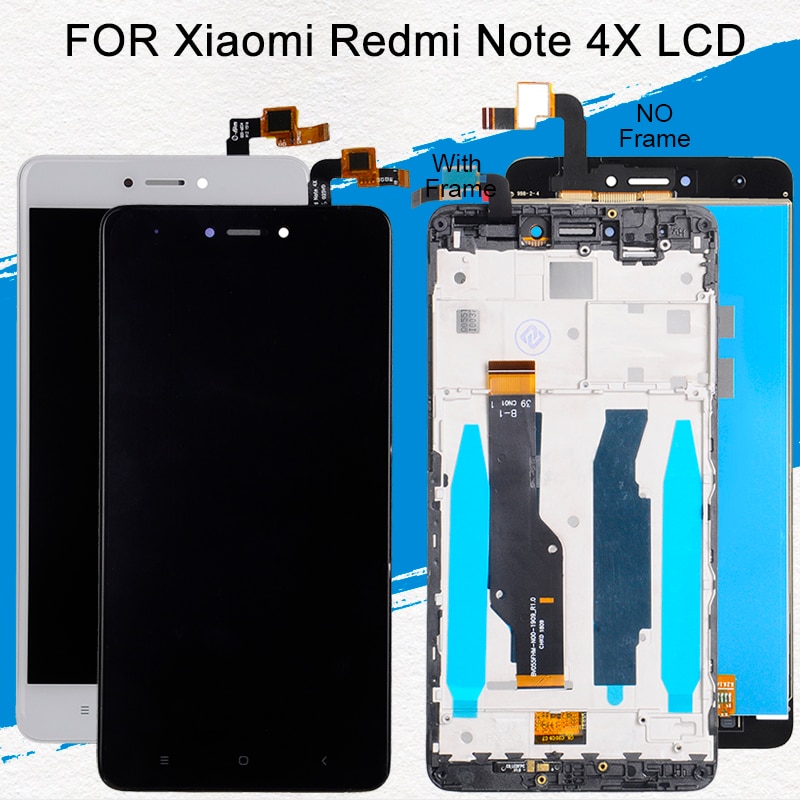 Dinamico Snapdragon 625 Voor Xiaomi Redmi Note 4X Lcd Touch Screen Digitizer Vergadering Global Note 4 Display Met Frame Gratis