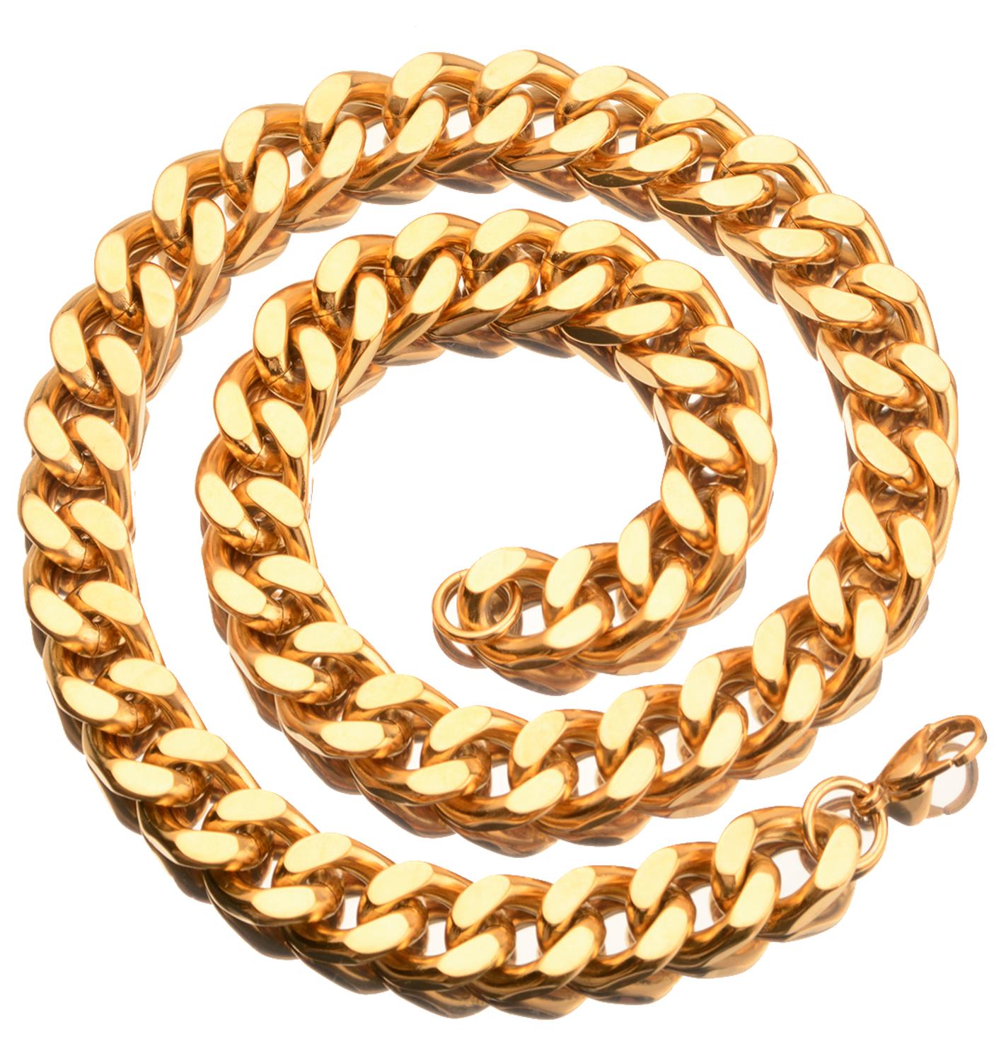 Tiasri 13mm Curb Cuban Link Kette herren Halskette Armband Goth Schmuck Punk Stil Kragen Choker Edelstahl Zubehör