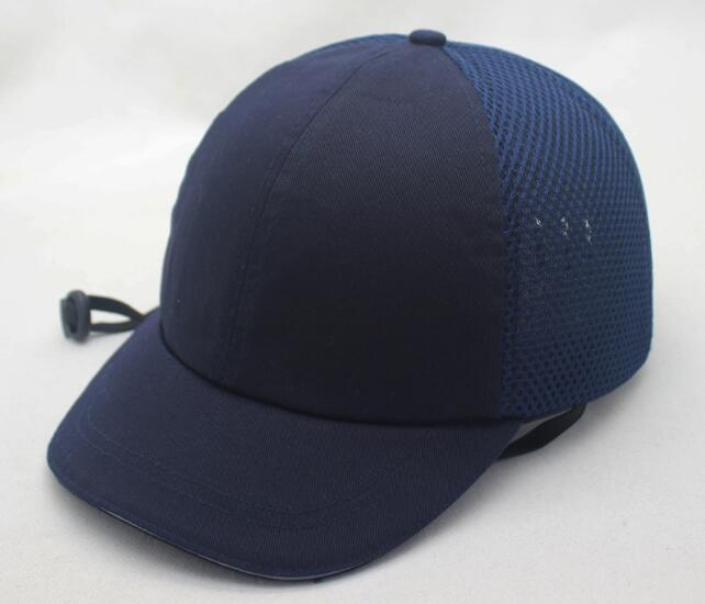 Multipurpose safety helmet Anticollision helmet Adjustable crashproof helment Baseball cap: Navy Blue