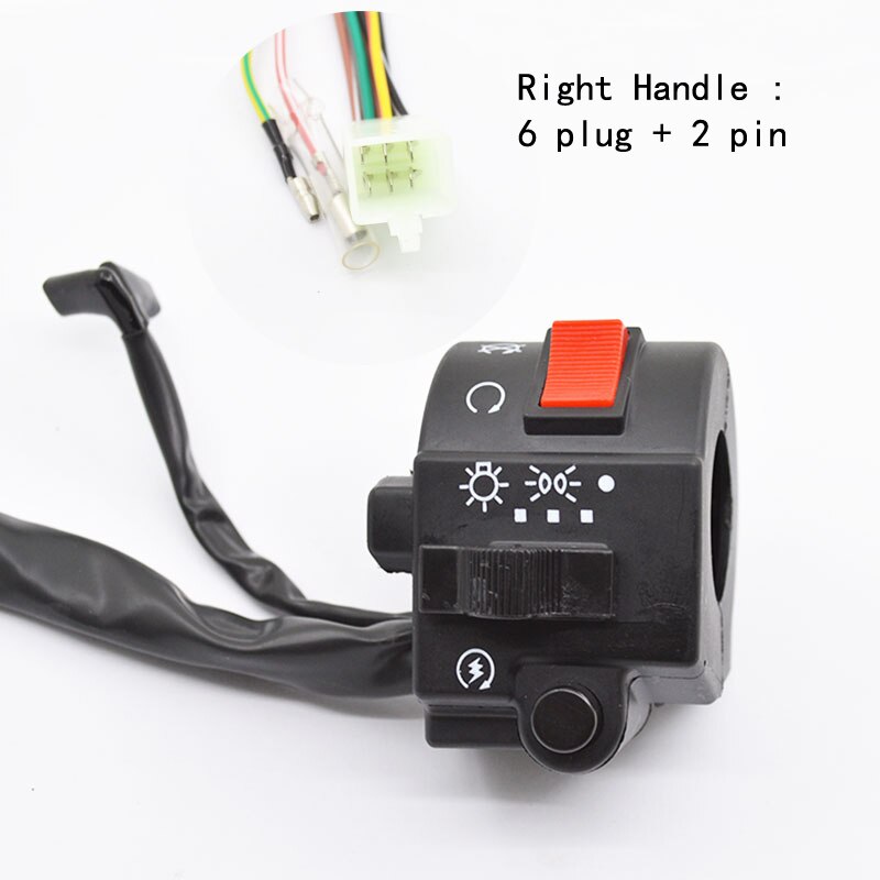 E0054 Motorcycle GS 125 Handlebar Switch Assy Assembly Left Right For Suzuki GS125 GN125 GS GN 125 Clutch Lever Bake Switches