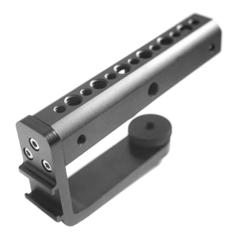 -Camera Shoe Top Handvat Met 1/4Inch 3/8Inch Draad Universele Video Stabilizer