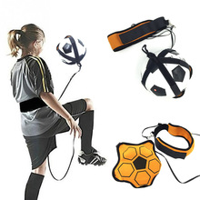 Verstelbare Voetbal Kick Trainer Voetbal Trainingsapparatuur Elastische Praktijk Riem Sport Assistance Socceraccessorie # W