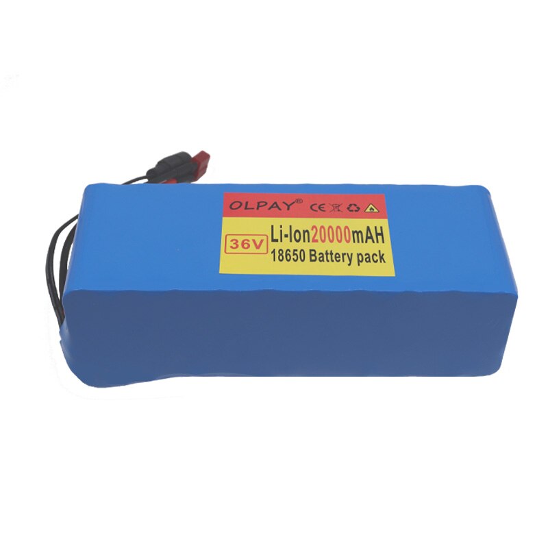 10S3P 36V 20Ah 500W high power capacity 42V 18650 lithium battery pack 20000mAh electric bicycle bicycle scooter BMS