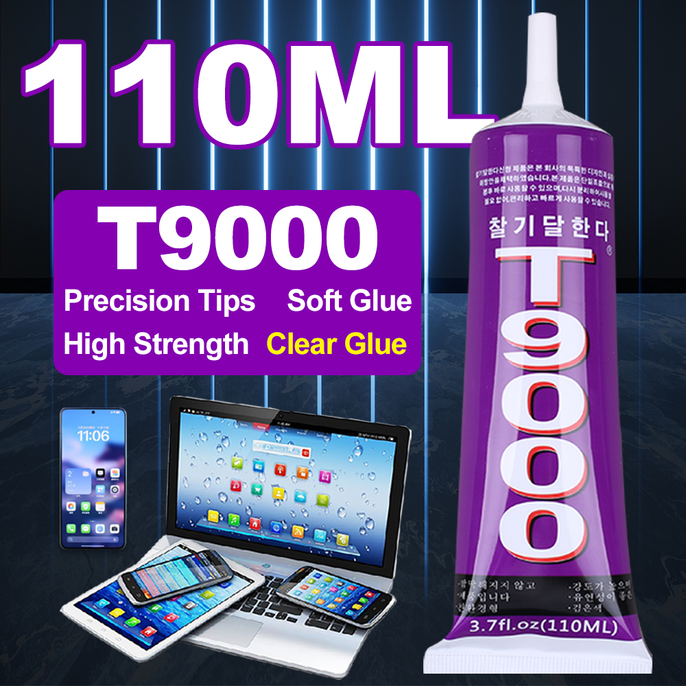 Cell Phone Repair Glue LCD Electronics Frame Display Epoxy Adhesive Touch Screen Headphone Speaker Rubber Edge Sealant Tools Kit: Blue