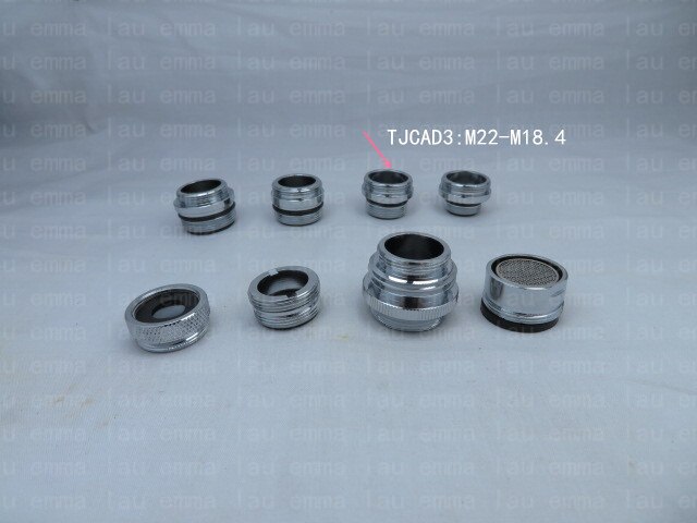 22mm 24mm 3/4 &quot;Zu M22 Wasserhahn Filter Stecker Belüfter Luftreiniger Bubbler Garten Schlauch Wasser Filter Adapter Standard gewinde Adapter: TJCAD3 M22 -M18.4