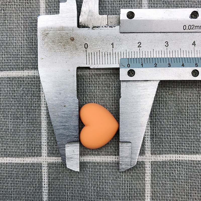 6Pcs Solid-Kleur Liefde-Vormige Hars Koelkast Magneten Leuke Magneet Koelkast Magneten Thuis Ornamenten