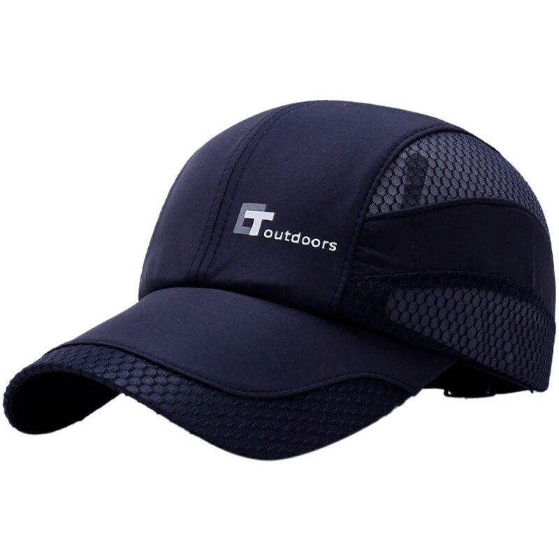 Mesh cap letter broderi bomull polyester 50+  solskydd snabbtorkande anti-uv justerbara hattar utomhus sportkläder tillbehör