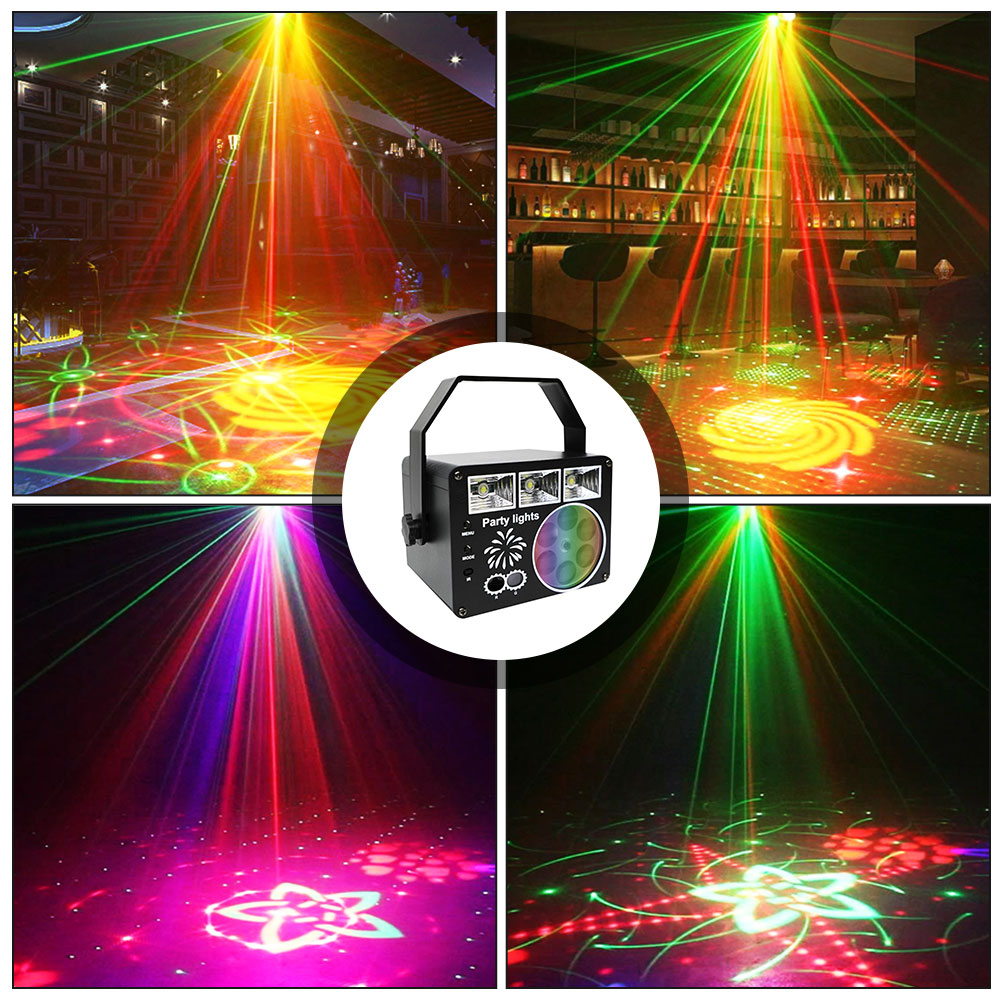 Heimat Party Licht Projektor Weihnachten Party Licht Fernbedienung Nachtclub Lichter Dekoration DJ Halloween Karaoke Disko Ball