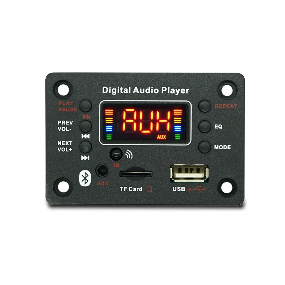 12V MP3 Decoder Board Bluetooth5.0 Car MP3 Player USB Recording Module FM AUX Radio For Speaker Handsfree