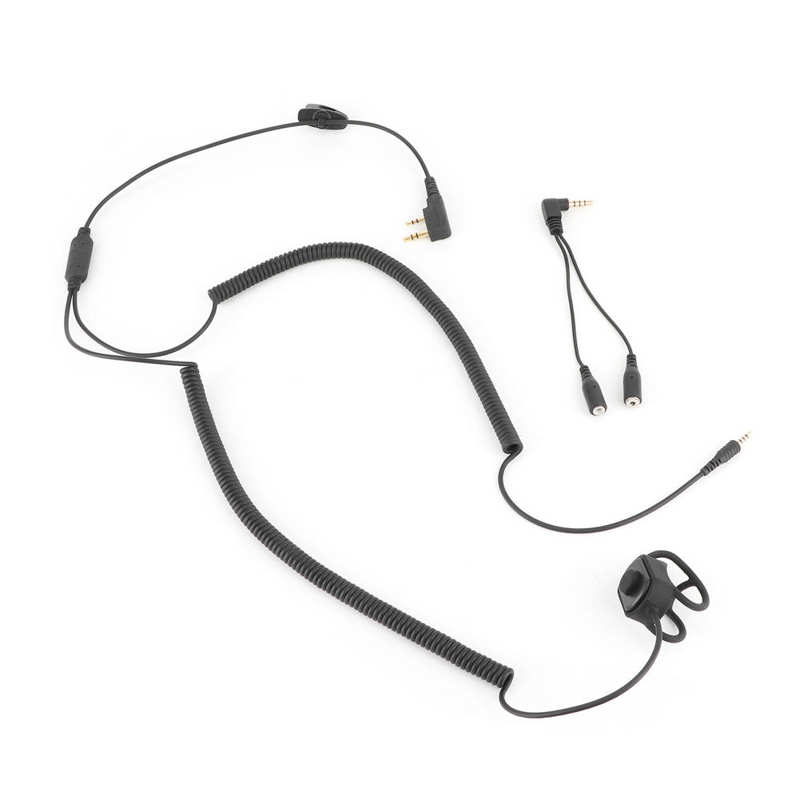 Connecting Wire Connecting Wire Helmet K Wire Riding Accessory 1 In 2 Out