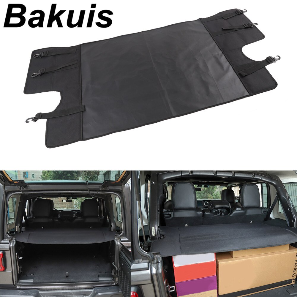 For Jeep Wrangler JL + Car styling accessories Cover curtain trunk partition partition curtain partition Rear Racks