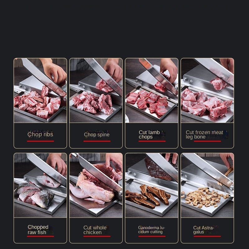 9,5 Zoll Gemüse Schneiden Maschine Haushalt Manuelle Fleisch Schneidemaschine Tiefkühlkost Schneidemaschine Rindfleisch Fleisch Schneiden Maschine Küche schneiden NEUE