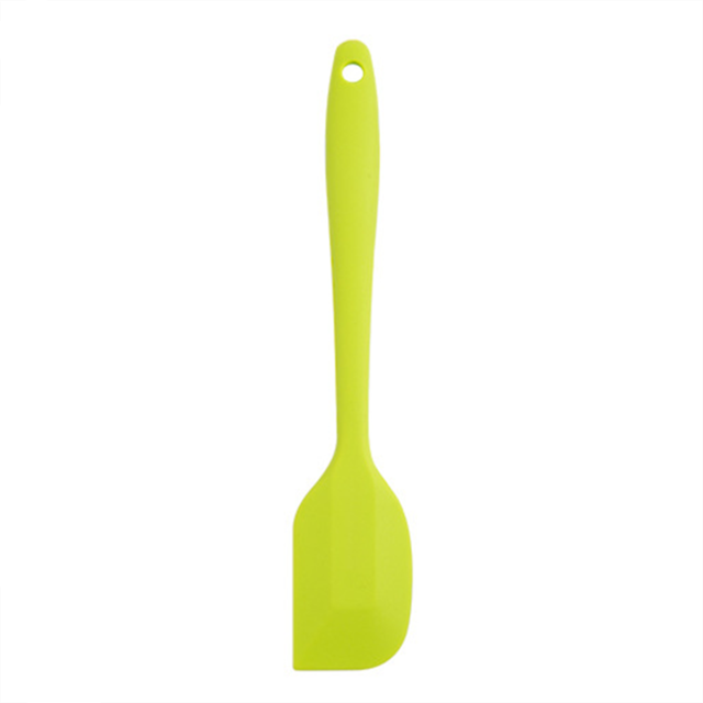 Multicolor 20.5*4Cm Food-Grade Siliconen Taart Spatel Non-stick Mengen Boter Beslag Cookie Pastry Schraper keuken Bakken Tools: Green
