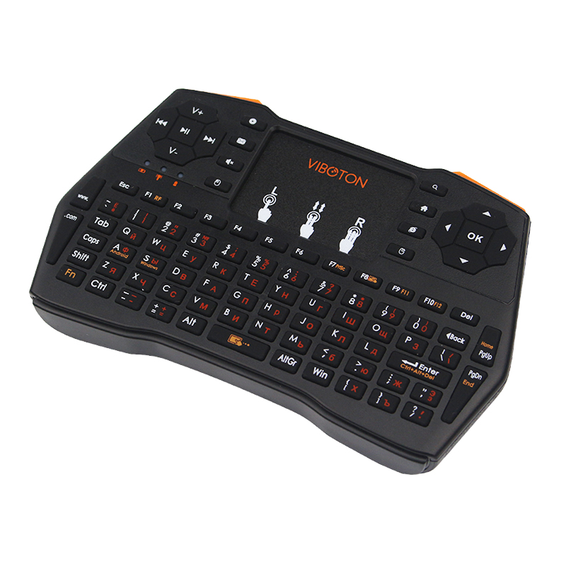 3 klawiatura językowa 2.4G klawiatura bezprzewodowa rosyjska hiszpańska angielska wersja na PC android tv Malina Liczba Pi dla Pomarańczowy Liczba Pi