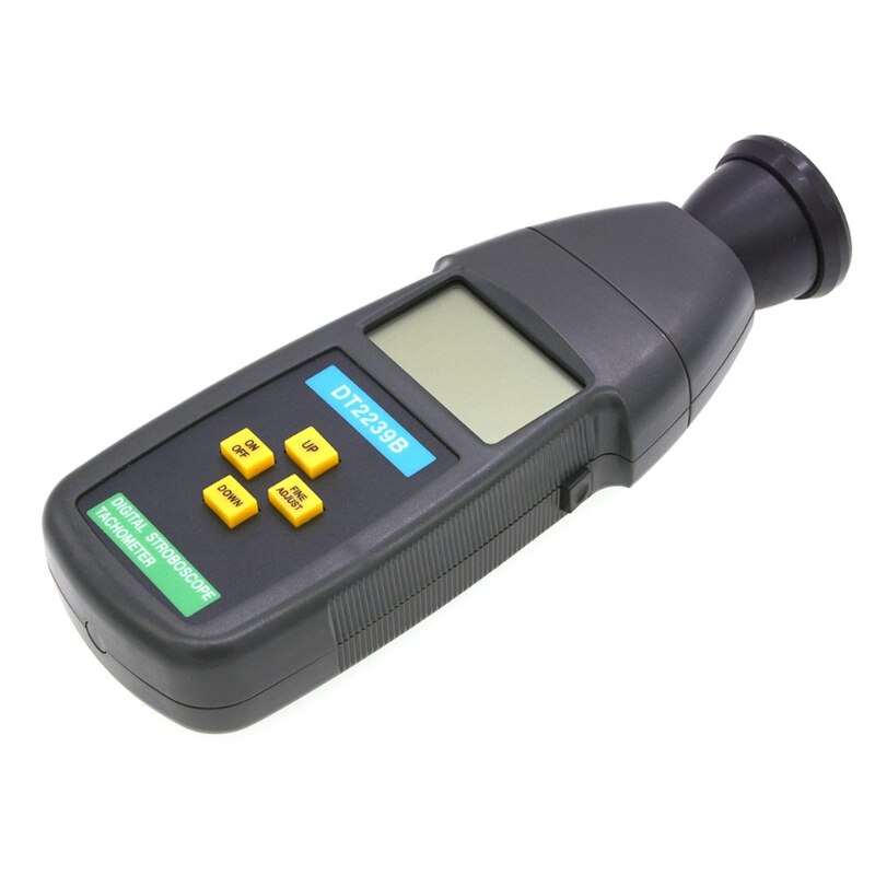 DT2239B Digital LCD Non-Contact Flash Stroboscope Tachometer Photoelectric