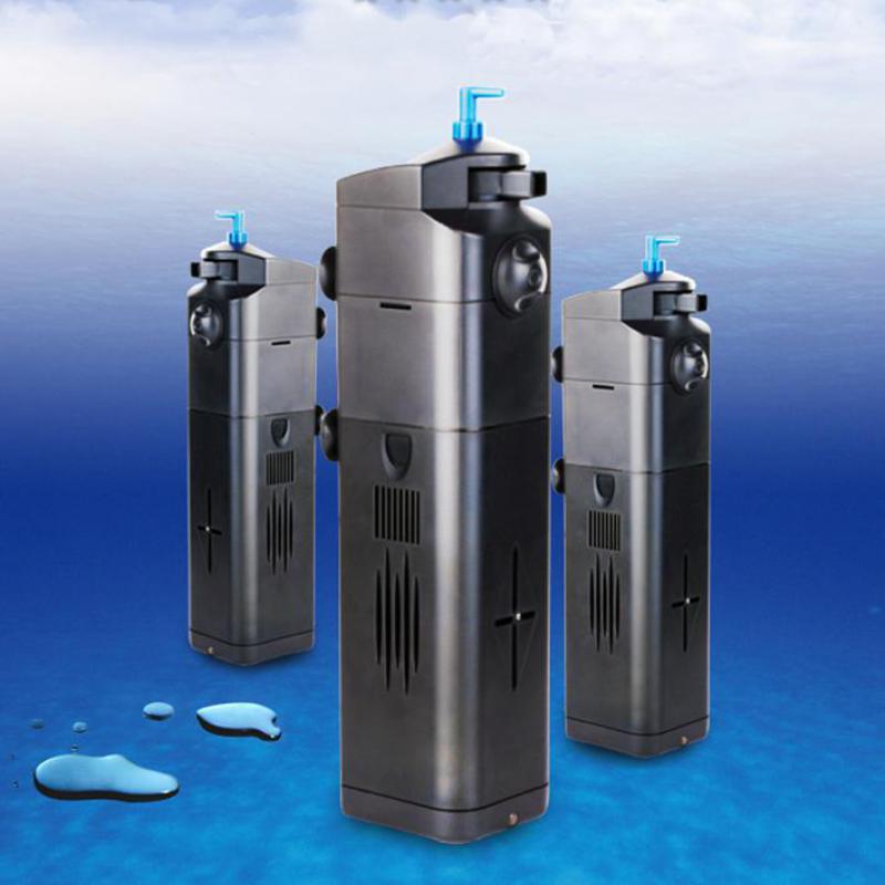 4 in 1 Internal Fish Tank UV Sterilizer Filter Pump With 7/9/13W UV Lamp Pond Aquarium Submersible Oxygen Filter Water Pump 220V
