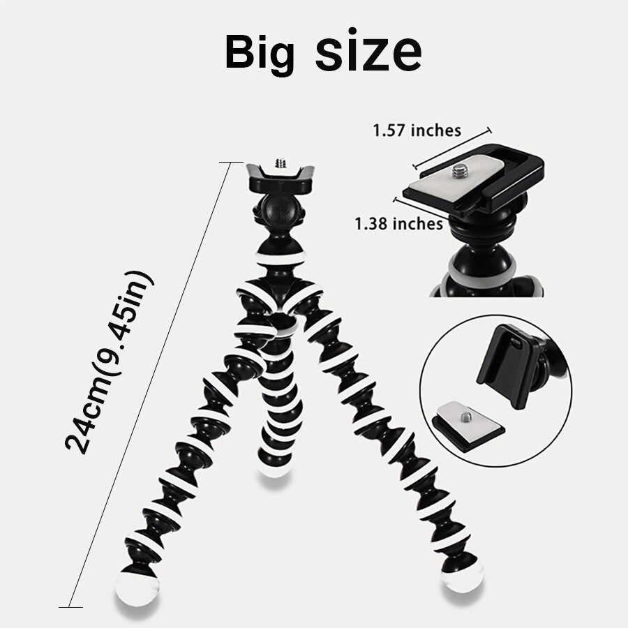 Jumpflash Octopus Mini Tripod Bracket Portable Flexible Smartphone Clip Holder Camera Stent Smartphone Tripods Foldable Desktop