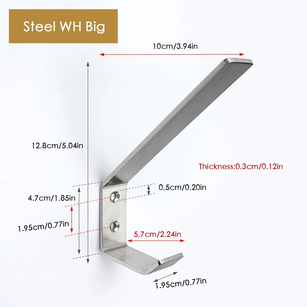 Motorrad Helm Wand Halterung Haken Racks Stahl Mehrzweck Haken Aufhänger Hause Gepäck Jacke Halter Küche Schrank Regal Haken: Black