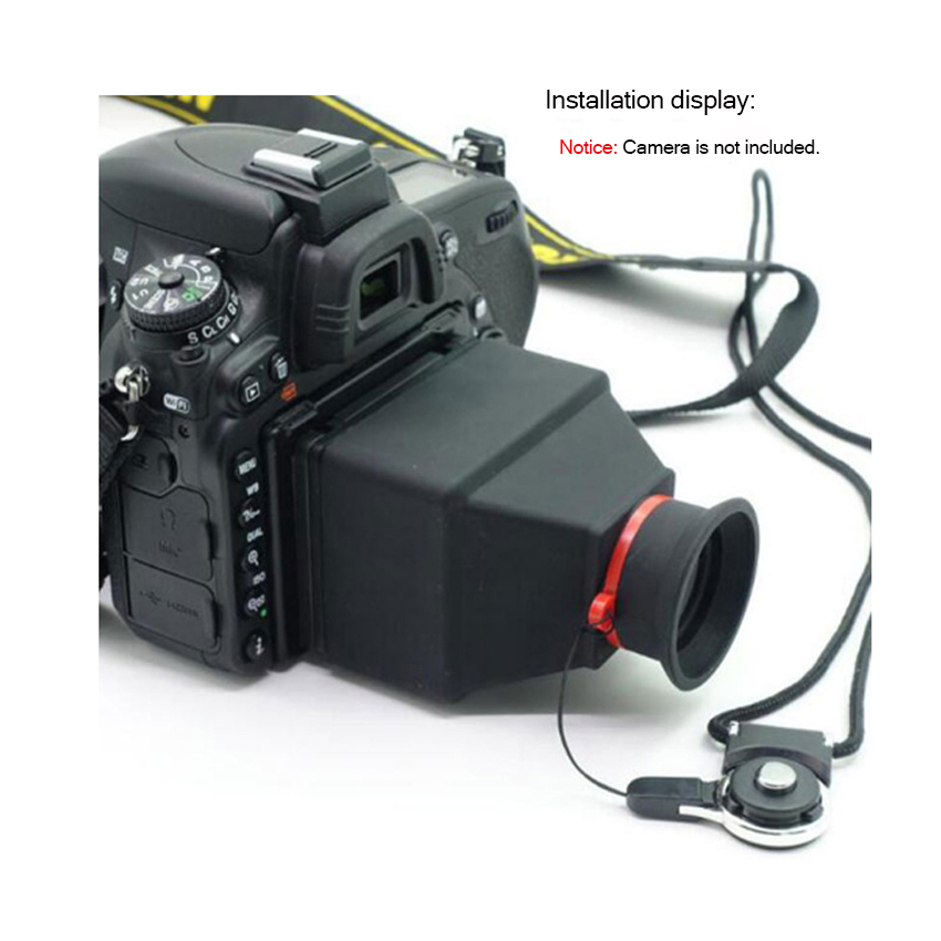 Durable 3,2 pulgadas LCD visor 3X lupa, Micro SLR Cámara lupa visor, accesorios para cámaras DSLR sin espejo