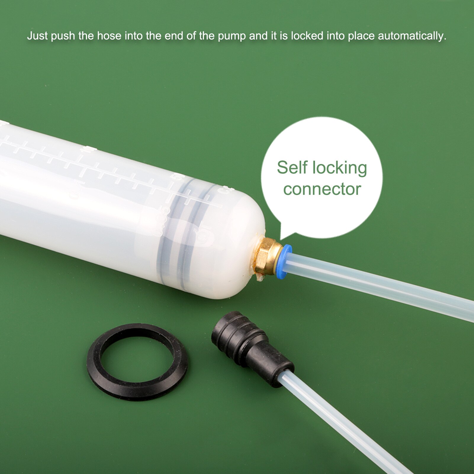 200cc Fluid Syringe Pump,Oil Fluid Extractor, for ATV's, Boats, Farm Equipment, Industrial Gear Boxes, Motor Vehicles
