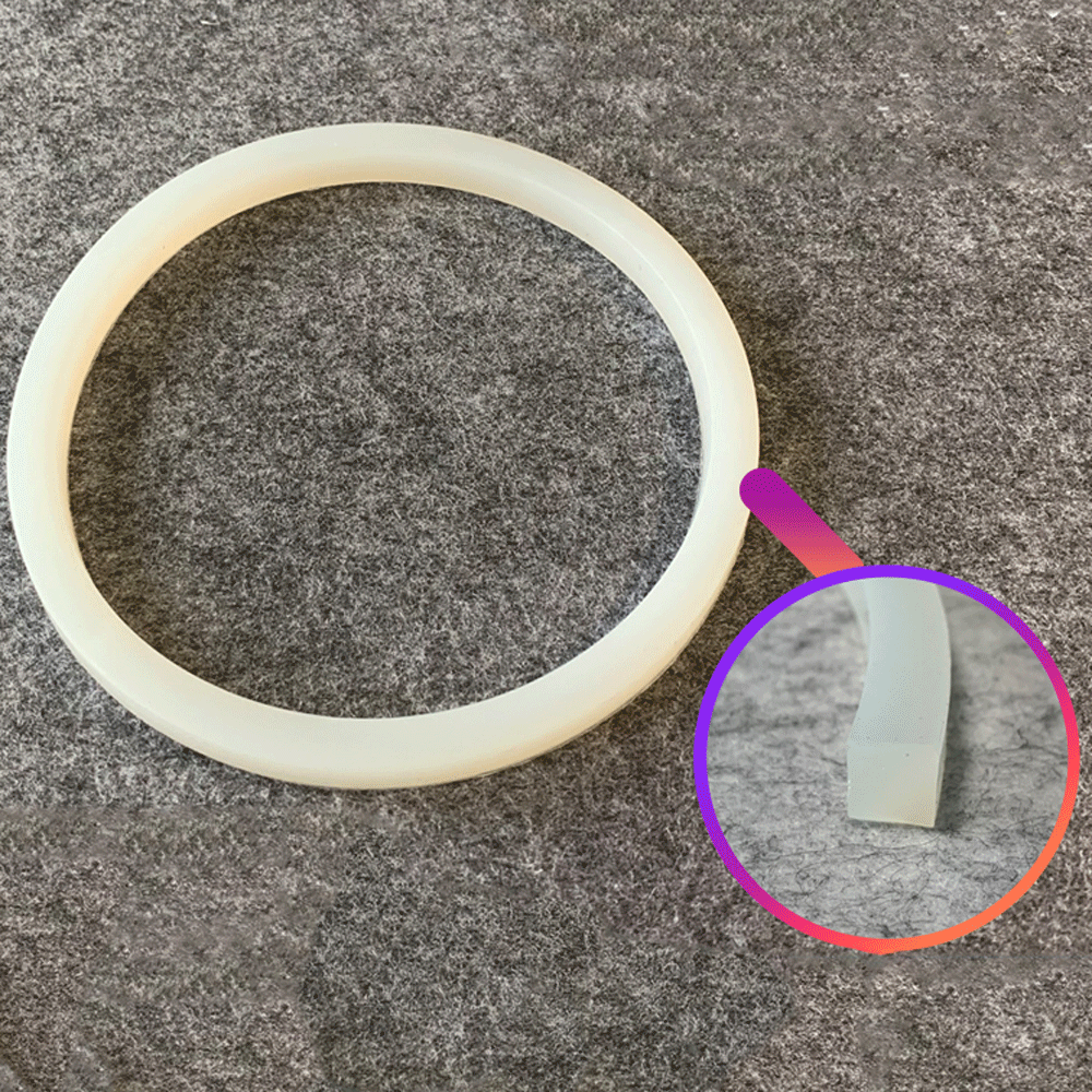 Joint d'étanchéité carré en caoutchouc VMQ, 120-1320mm, pour trou d'homme circulaire à pression, sanitaire