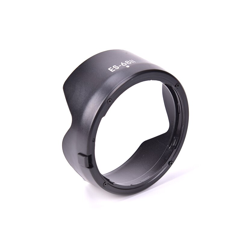 For Camera EF 50mm f/1.8 STM 49mm Lens ES-68II Lens Hood Shade Lens Hood Screw Mount Flower Shape Tool