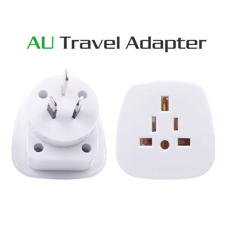 UK/US To AU adaptador enchufe eléctrico AC Casa de Poder Australia Nueva Zelanda viaje convertidor AUS adaptador 10A 250V: Default Title