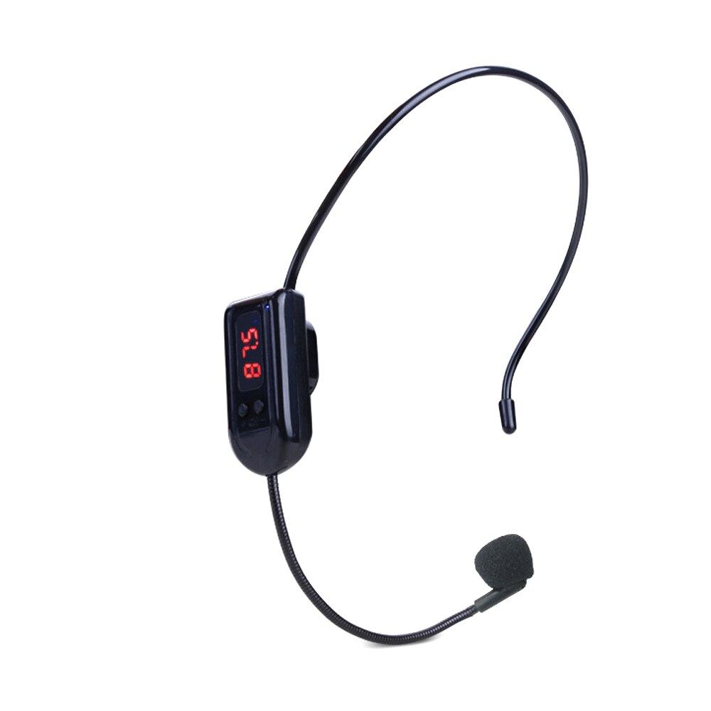 Draadloze Microfoon Voice Versterker Microfoon Anti-Interferentie Fm Radio Microfoon Comfortabele Head-Dragen Mic 30M Werken